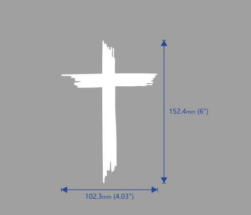 Cross Car Decal