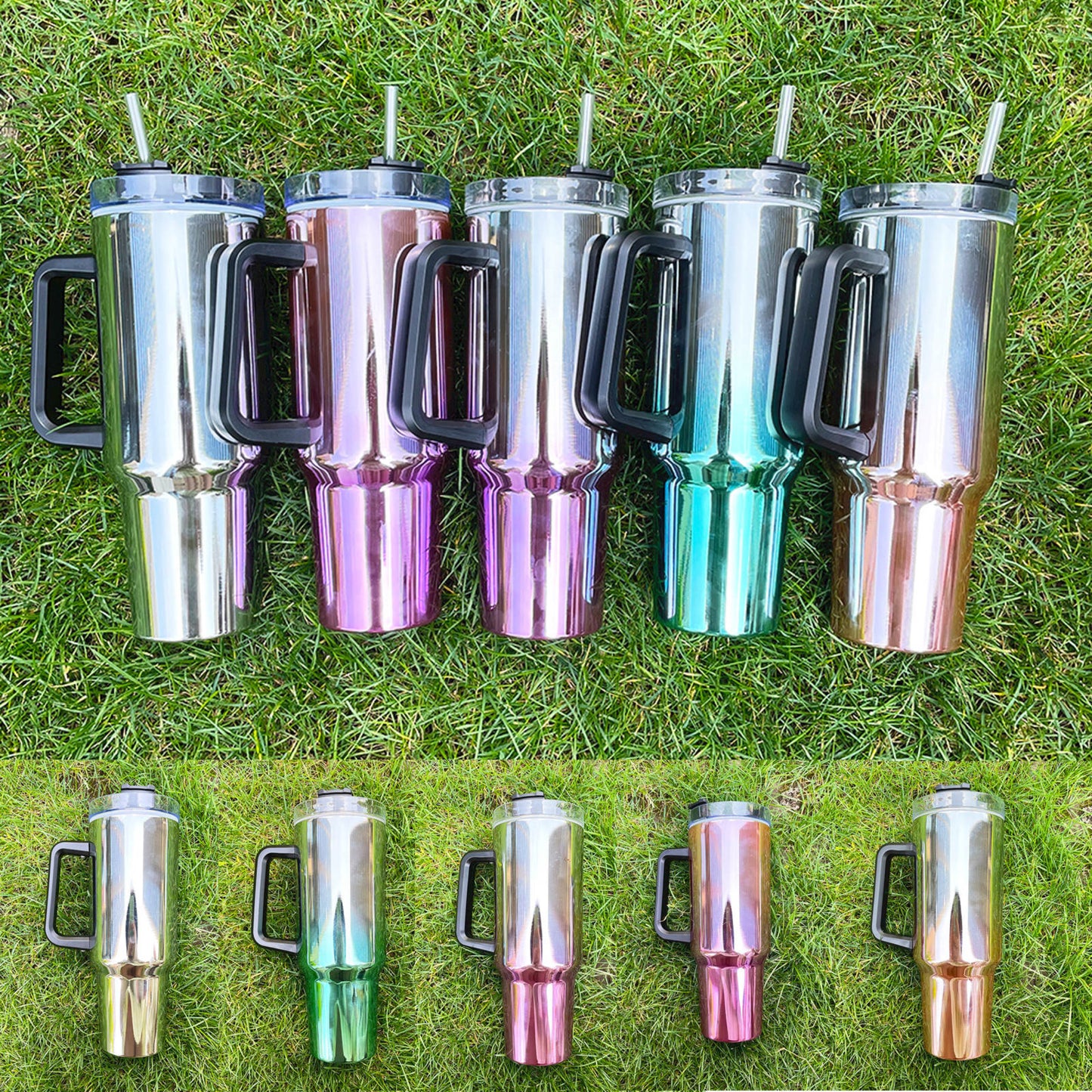 Mirror Ombre Sublimation 40oz. Tumbler