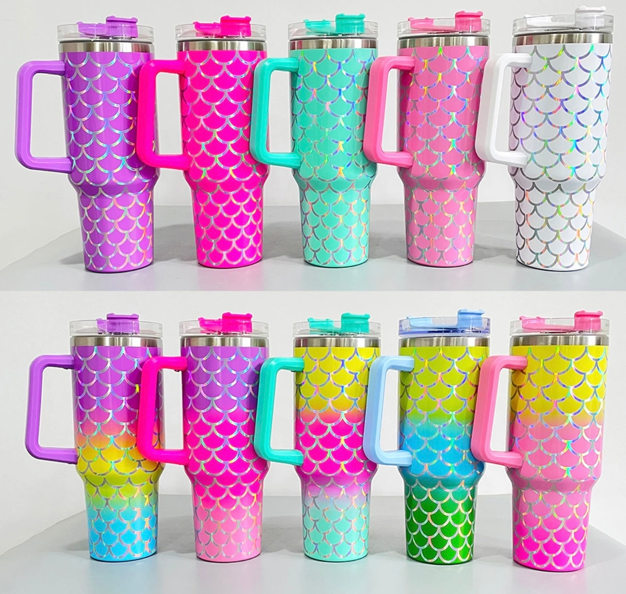 Holographic Mermaid 40oz. Tumbler